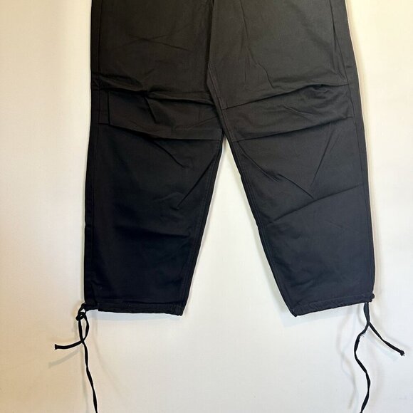 NWT Good American Cotton Uniform Relaxed Drawstring High Rise Denim 8/29 - Picture 6 of 9